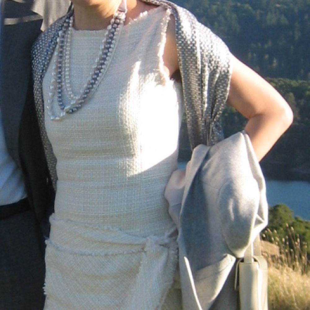 Off white dress by Zara Classics
